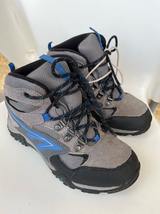 Botas montaña HI-TECH grises-azules