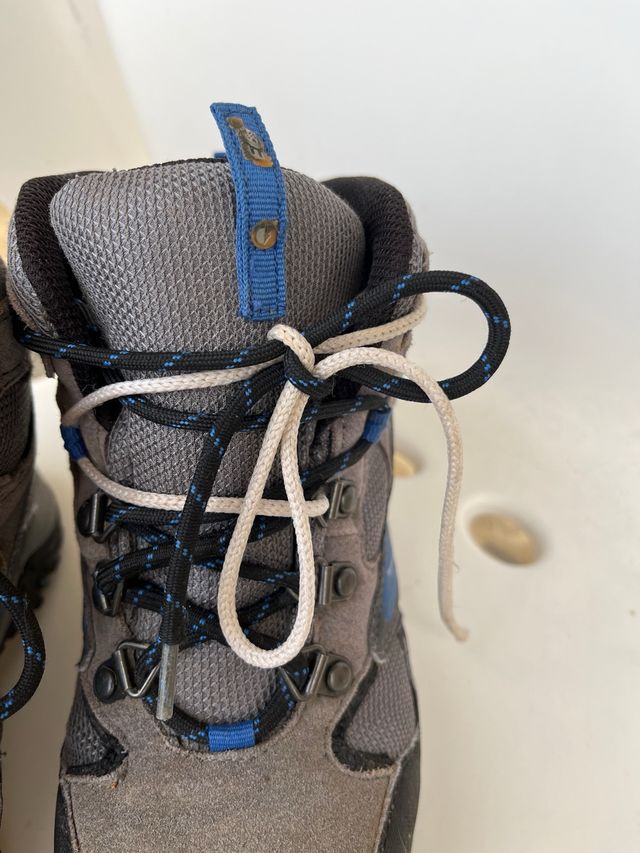 Botas montaña HI-TECH grises-azules