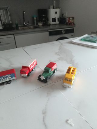 Coches Coca-Cola: camión, furgoneta y coche