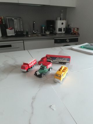Coches Coca-Cola: camión, furgoneta y coche