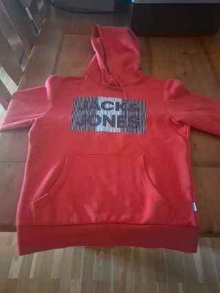 Sudadera Jack & Jones roja