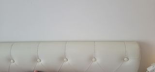 Cama branca 140x200 c/ estrado