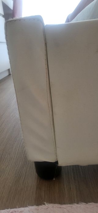 Cama branca 140x200 c/ estrado