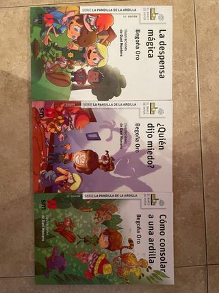 Colección libros la pandilla de la ardilla.