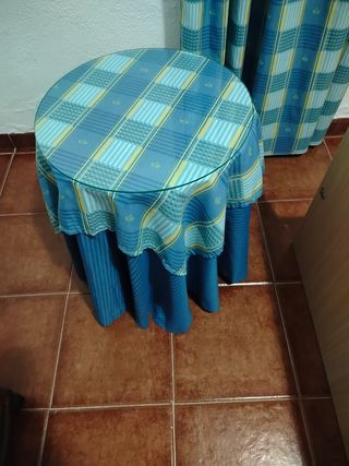 Mesita auxiliar redonda