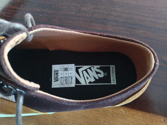Zapatillas Vans marrón beige talla americana 7 Us