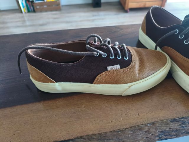 Zapatillas Vans marrón beige talla americana 7 Us