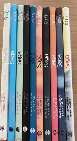 Comic Saga, del volumen 1 al 10