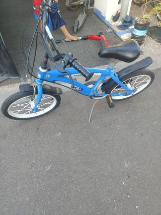 Bicicleta niño 20" azul