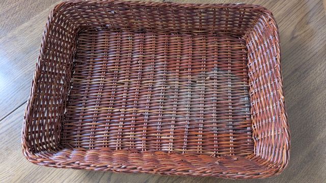 Fuente horno | cerámica, mimbre