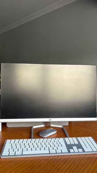 Monitor HP + teclado y ratón
