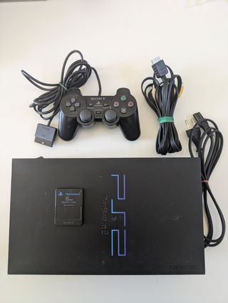Sony PS2 (PlayStation 2) Fat - Console Completa