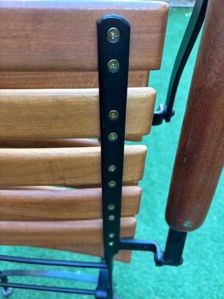 Sillón plegable madera acacia. marca Garden.