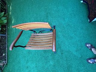 Sillón plegable madera acacia. marca Garden.