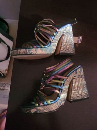 Sandalias Zara multicolor