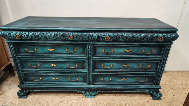 Cómoda aparador vintage actualizada