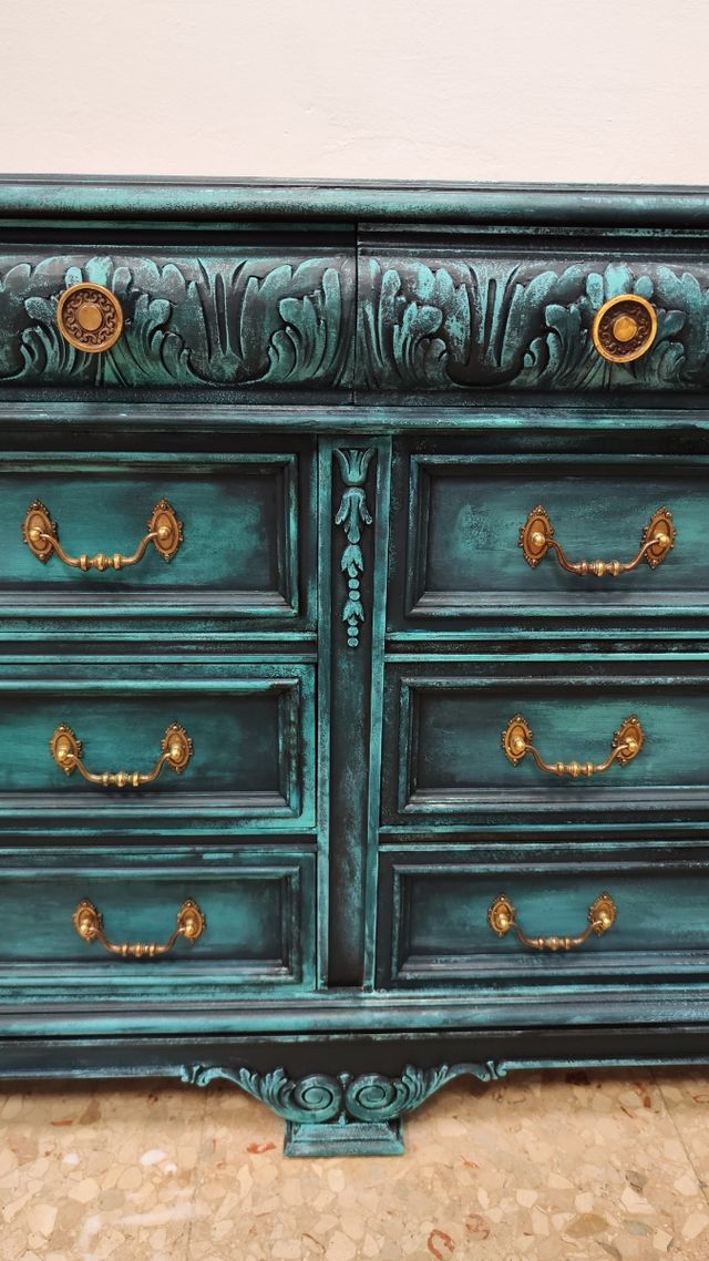 Cómoda aparador vintage actualizada