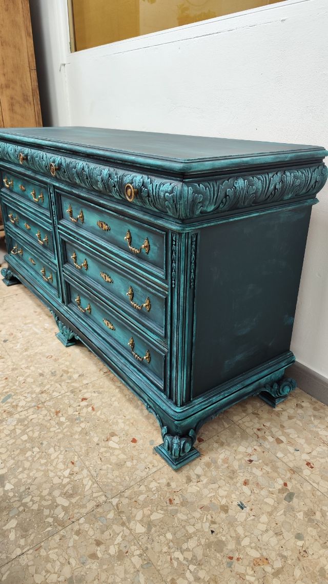 Cómoda aparador vintage actualizada