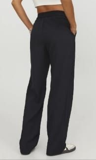 Pantalones JJXX JXPoppy Regular HW Pant Noos L mar