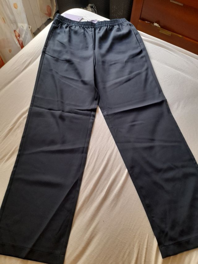 Pantalones JJXX JXPoppy Regular HW Pant Noos L mar