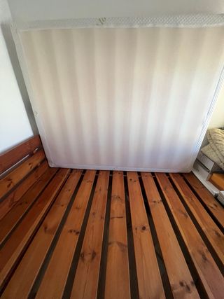 Somier madera + colchón 150x190cm