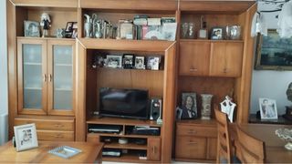 Mueble salón madera maciza
