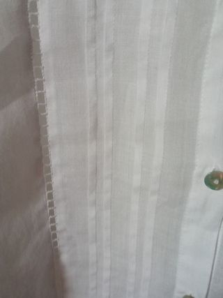 Blusa blanca Zara - vainicas 