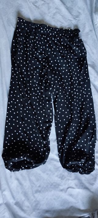 Pantalones lunares blancos