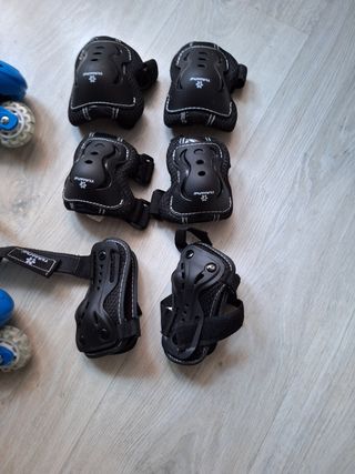 Patines en línea infantiles + protecciones