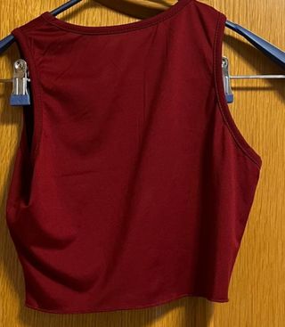 Top corto California - Rojo