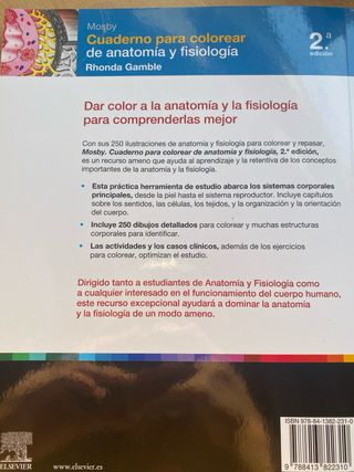 MOSBY. Cuaderno para colorear de anatomia y fisiol