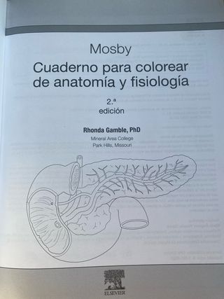 MOSBY. Cuaderno para colorear de anatomia y fisiol