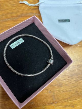 Pulsera Pandora plata 925.  21cm