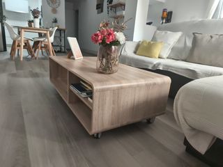 Mesita salón - Madera - Beige/Marrón