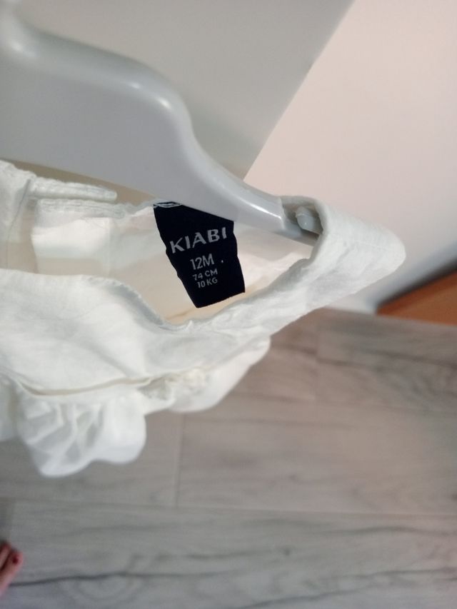 Vestido niña fiesta blanco