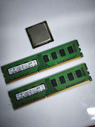 CPU Intel i5 2320 + 2x4GB RAM Samsung