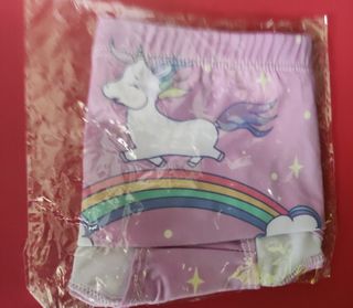 Braguitas unicornio rosa