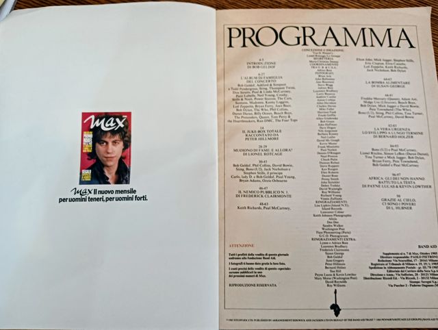 Band Aid - In Concerto - Max