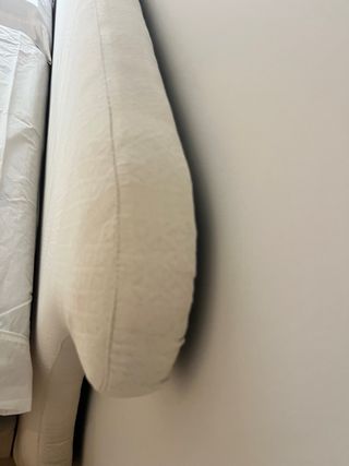 Cabecero tapizado beig