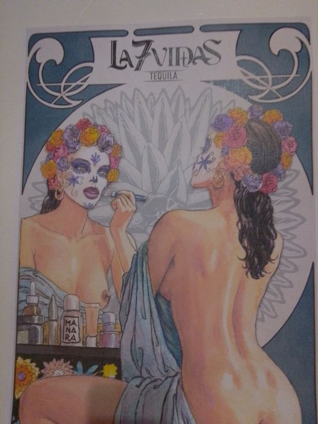 Poster La 7 Vidas Tequila Manara per J.Rose