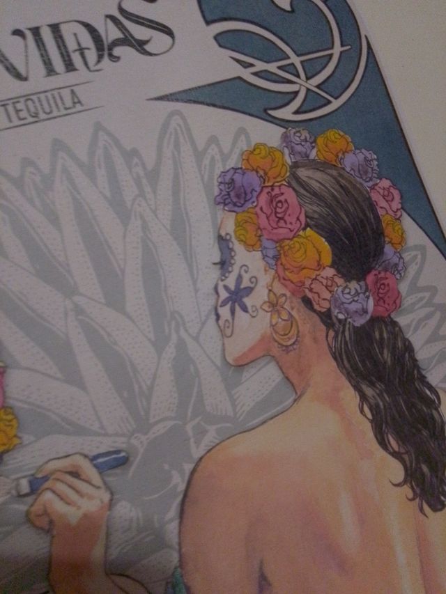 Poster La 7 Vidas Tequila Manara per J.Rose