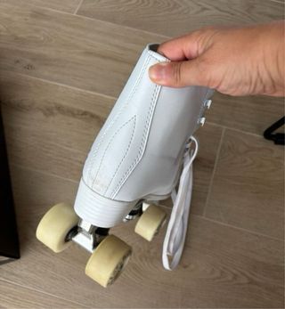 Patines Roller Derby blancos, talla 37