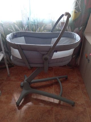 Cuna Colecho Bebé 4 en 1 convertible en trona.