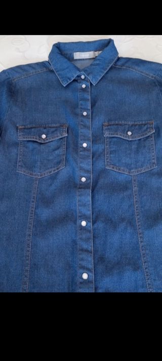 Vestido vaquero azul Francia, T.S