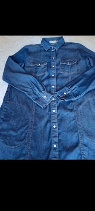 Vestido vaquero azul Francia, T.S