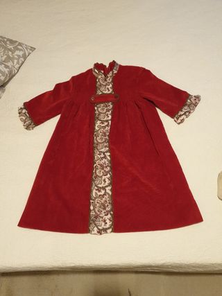 Vestido niña 10 años - Rojo-granate