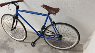 Bicicleta Fixie Azul Vintage