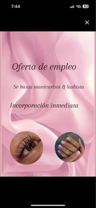 se busca manicurista con experiencia