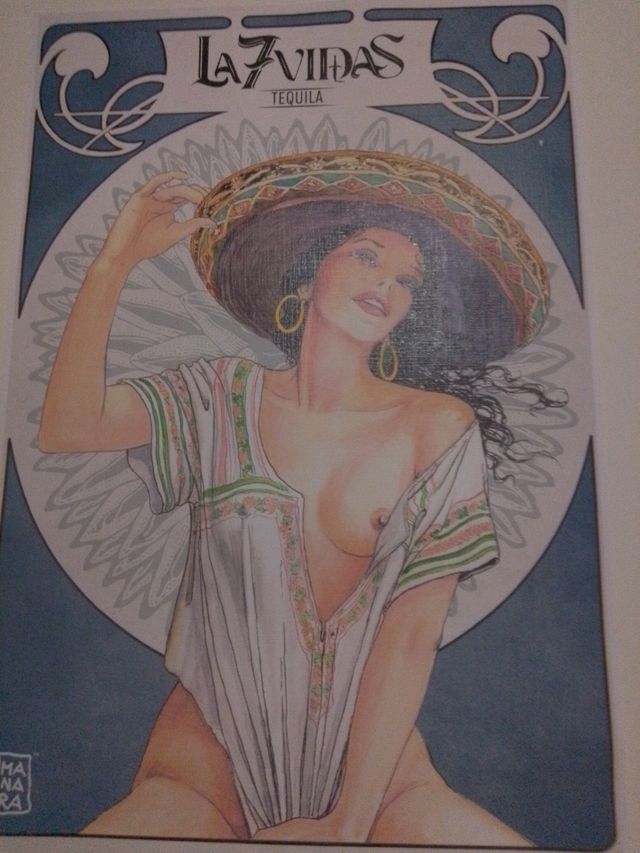 Poster La 7 Vidas Tequila - Manara per J.Rose
