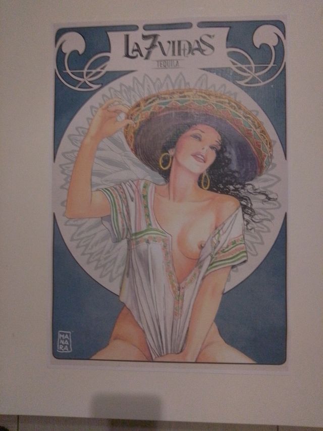 Poster La 7 Vidas Tequila - Manara per J.Rose